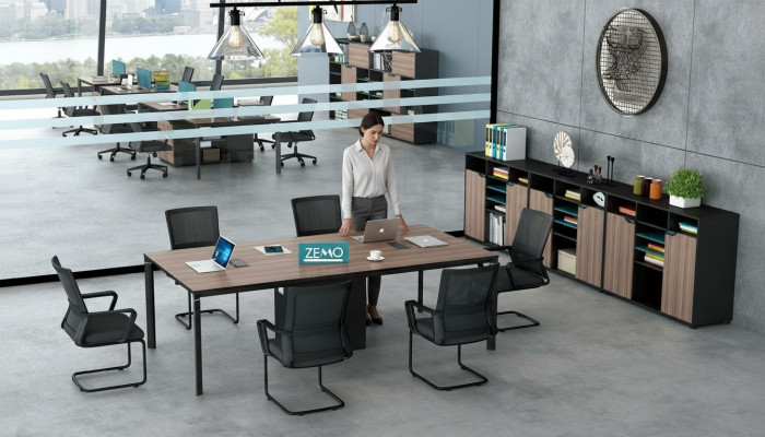 Table de conférence Bureau Salle de patron Mobilier Design Bureaux Pratique
