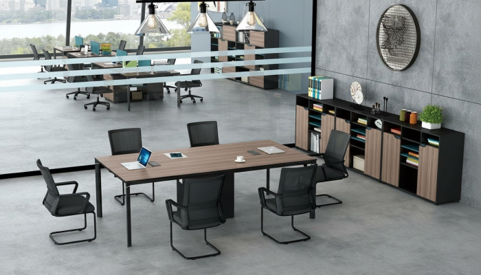 Table de conférence Bureau Salle de patron Mobilier Design Bureaux Pratique