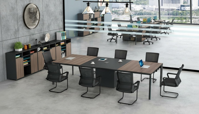 Table de conférence Goulotte de câbles de bureau Tables de réseau Table de réunion