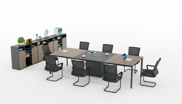 Table de conférence Goulotte de câbles de bureau Tables de réseau Table de réunion