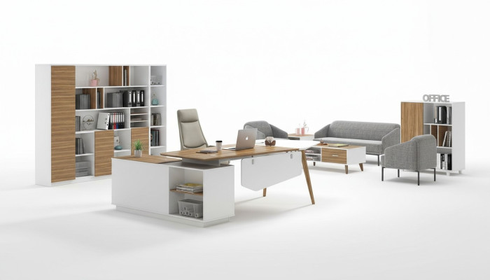 Table Bois Bureau Design Moderne Tables Mobilier de Bureau Bureaux d'Angle