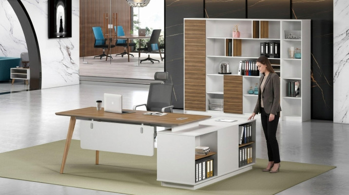 Schreibtisch Eckschreibtisch Computertisch Büroschreibtisch Moderne Möbel