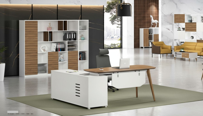 Schreibtisch Eckschreibtisch Computertisch Bürotisch Moderner Arbeitstisch