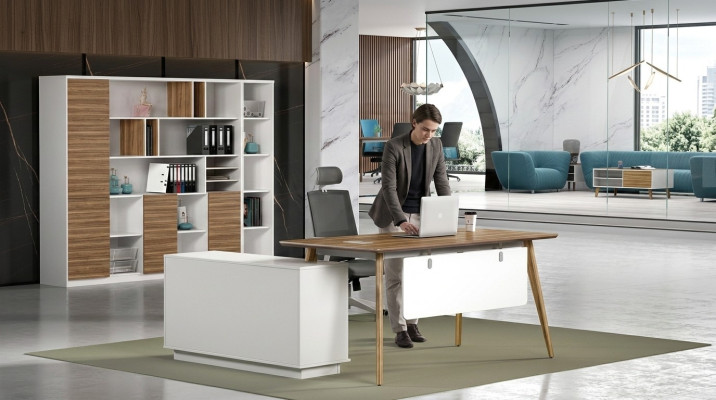 Bureau Bureau Bureau Table de travail Entreprise Mobilier Bureau d'angle