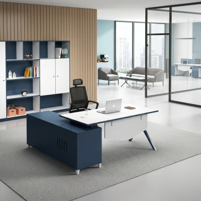 Bureau avec étagère Décoration de bureau à domicile Ameublement de bureau Bureau de meubles