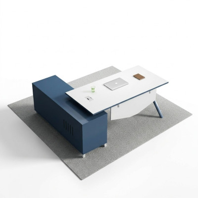 Bureau avec étagère Décoration de bureau à domicile Ameublement de bureau Bureau de meubles