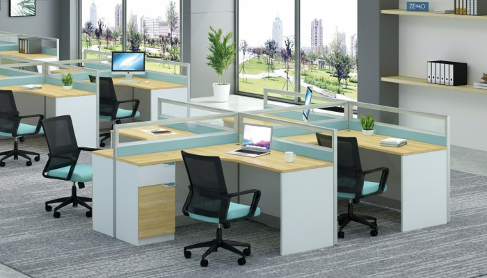 Bureau Bureau Table Table Table de travail Société Mobilier Comptoir centre d'appels Mobilier