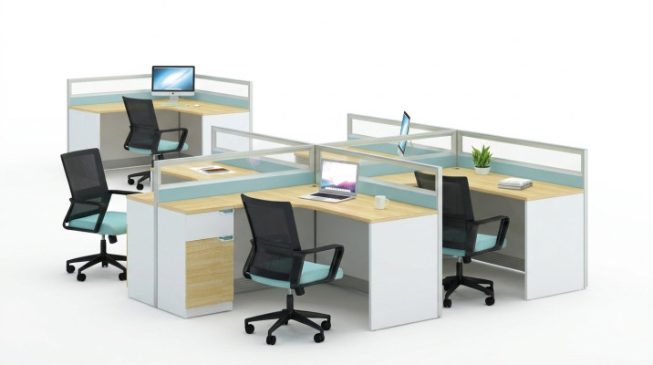 Bureau Bureau Table Table Table de travail Société Mobilier Comptoir centre d'appels Mobilier