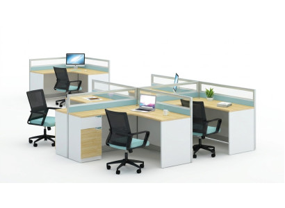 Bureau Bureau Table Table Table de travail Société Mobilier Comptoir centre d'appels Mobilier