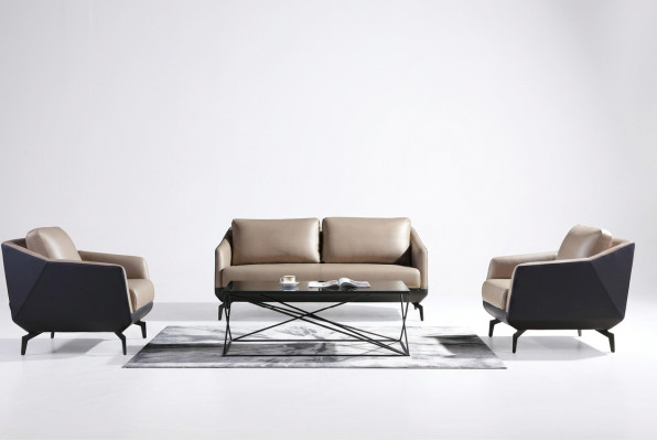 Ensemble de canapé 3+1+1 places Conception Canapés Rembourrage Canapés Cuir Détente Moderne