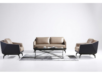 Ensemble de canapé 3+1+1 places Conception Canapés Rembourrage Canapés Cuir Détente Moderne
