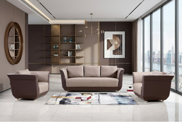 Canapé Canapé Tapisserie Siège Design Suite 3+2+1 Canapés Canapés Canapés en Tissu Bureau