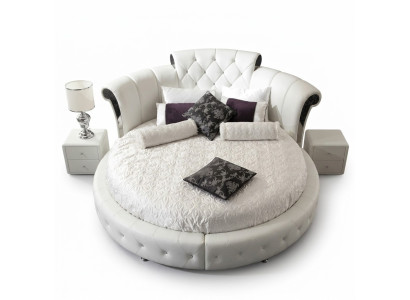 Lit Chesterfield Lits de Luxe Design Rond Hôtel Chambre Lit Rond