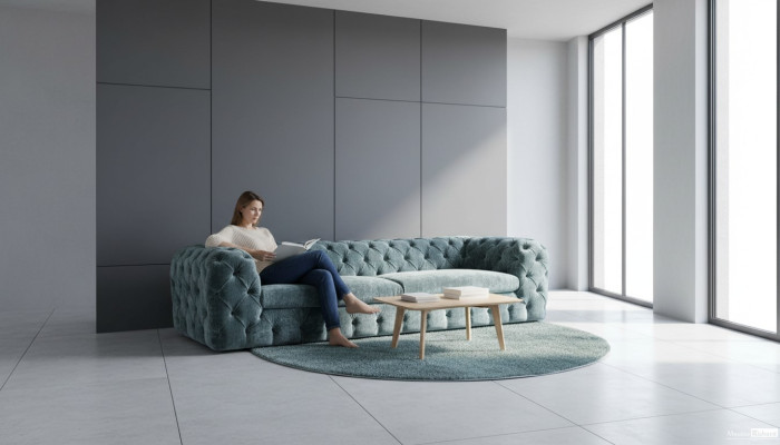 Canapés design Chesterfield en cuir de luxe canapé en tissu xxl grand canapé