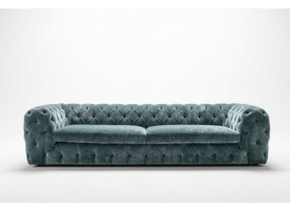 Canapés design Chesterfield en cuir de luxe canapé en tissu xxl grand canapé