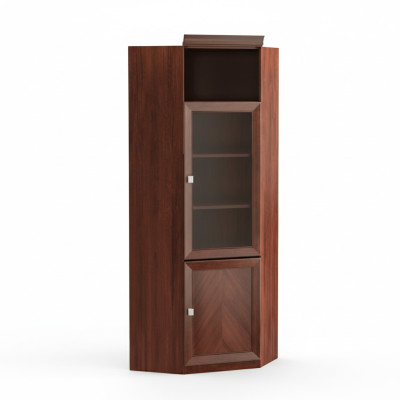 Armoire d'angle en bois, armoire, bibliothèque, commode, armoire de bureau