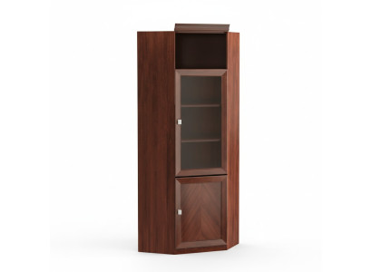 Armoire d'angle en bois, armoire, bibliothèque, commode, armoire de bureau