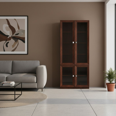 Armoire Armoire en bois Bibliothèque Commode Bureau Système mural Étagère Mobilier Armoires