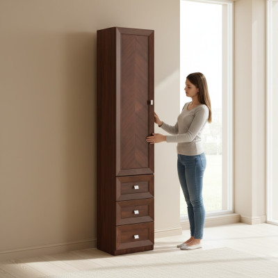 Armoire Style Moderne Armoires en Bois Étagères Armoire Mobilier de Bureau Système de Mobilier