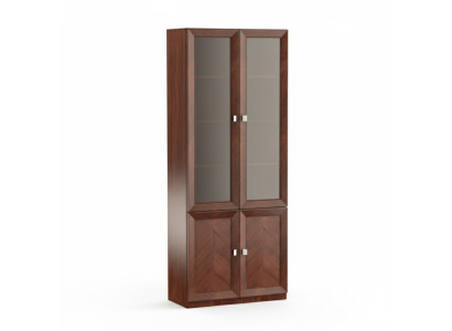 Armoire Armoire en bois Bibliothèque Commode Bureau Système mural Étagère Meubles Armoires