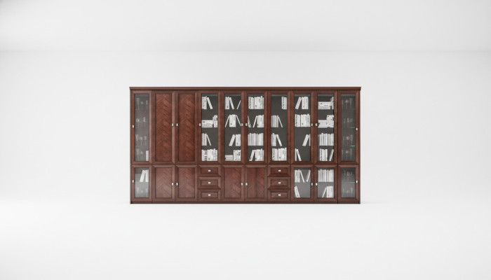 Étagère de fichiers de bureau Armoire de présentation en bois Étagères Armoires de bureau Universel neuf