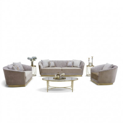 Ensemble de canapés 3+2+1 canapé en tissu canapé divan siège tissu groupe de revêtement en tissu cuir
