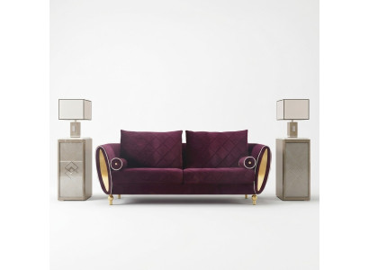 Canapé 3 places Canapés Canapé Tissu Suite Design Métal Moderne Canapés
