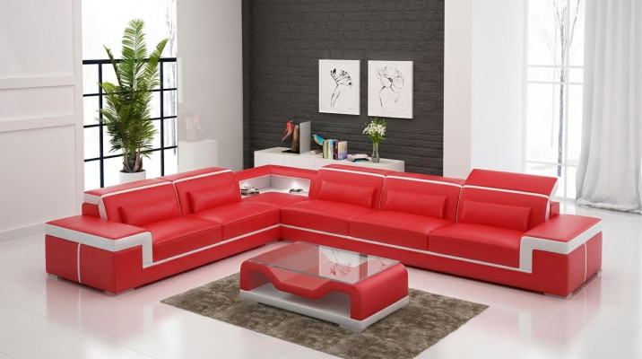 Designer Sofa Couch Ecke Sofa Polster Suite Wohnlandschaft L-form