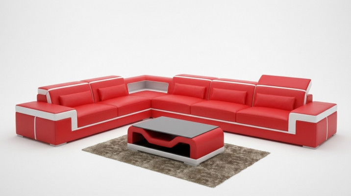 Designer Sofa Couch Ecke Sofa Polster Suite Wohnlandschaft L-form