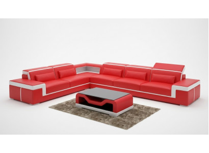 Designer Sofa Couch Ecke Sofa Polster Suite Wohnlandschaft L-form