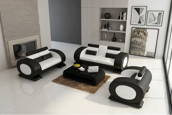 Ensemble de canapé canapé en cuir canapé canapé canapé ensemble canapé tissu canapé 3 pièces fauteuil place