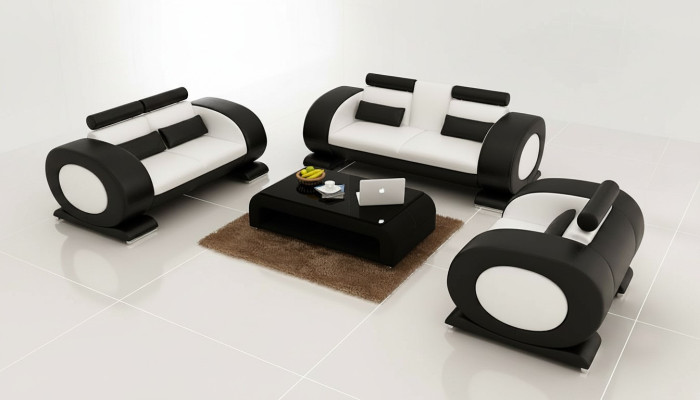 Ensemble de canapé canapé en cuir canapé canapé canapé ensemble canapé tissu canapé 3 pièces fauteuil place