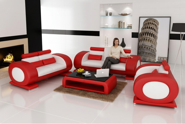 Ensemble de canapés design Canapés sofas Rembourrage Ensemble de 32 places Ensembles de canapés en cuir
