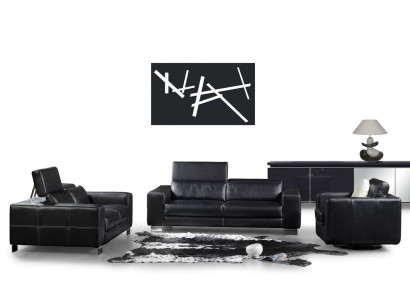 Ensemble de canapé en cuir ensemble de canapé canapé 3 places canapé rembourré canapé 3 pièces canapé fauteuil canapés