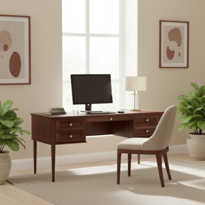 Schreibtisch Table de bureau Bureau pour ordinateur Bureau de bureau Mobilier Meubles Tables Table de travail