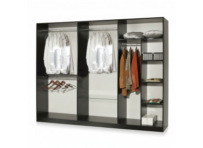 Armoire de style classique ou moderne en bois pour manteau Nouveaux meubles d'armoire de vestiaire.