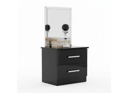Table de nuit Console côté Dormir Consoles de chambre de designer des tables en métal Brille