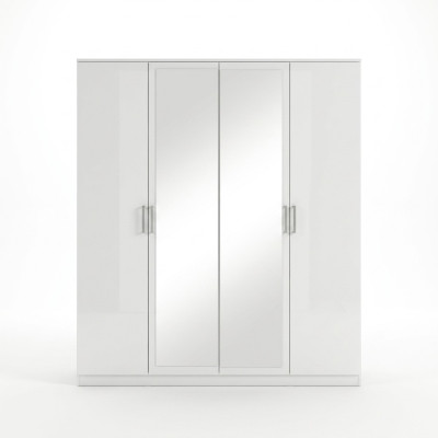 Style classique Armoire Penderie en Bois Porte-manteau Armoires
