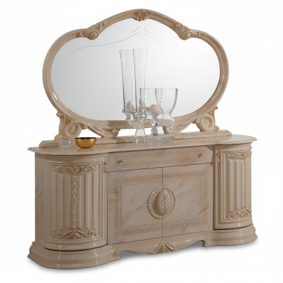 Commode Buffets Bahut Miroir Meubles Italiens 2 pcs. Ensemble neuf