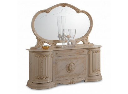Commode Buffets Bahut Miroir Meubles Italiens 2 pcs. Ensemble neuf