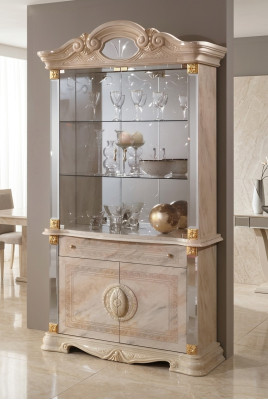 Vitrine de présentation de vitrine de magasin de luxe Armoire en verre Style moderne Bois Salon