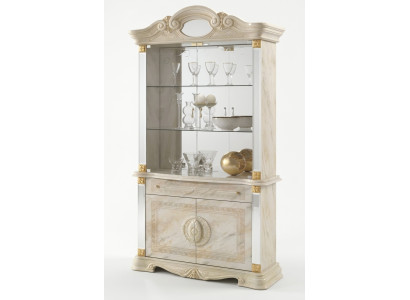 Vitrine de présentation de vitrine de magasin de luxe Armoire en verre Style moderne Bois Salon