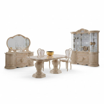 Vitrine de luxe Vitrine de magasin Étagères Vitrines Armoires en verre Penderie moderne en bois de style