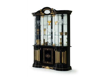 Vitrine Armoire en verre Salon Vitrine Vitrines armoire XXL Mobilier neuf