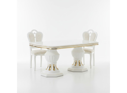 Table de salle à manger classique en bois Tables en bois Brillant Tables de salle à manger italiennes