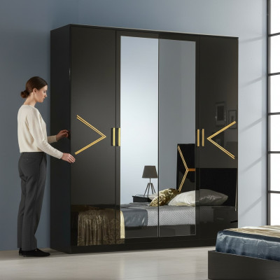 Armoires Classiques Ensemble De Garde-Robes Armoire Meuble Chambre Nouveau