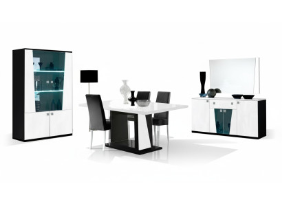 Meubles de luxe Chaise Chaises Groupe Suite Salle à manger Table à manger Ensemble de 8 pièces Table nouvelle