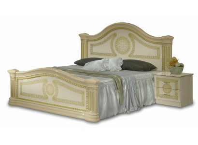 Lit double lit classique Sti Lits Rembourrage Meubles italiens en bois