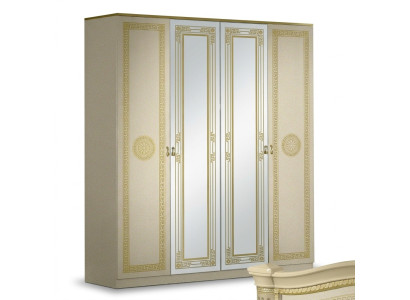 Armoire de vêtements Designer à haute brillance Armoires à vêtements Mobilier Meubles de vie Bois neuf