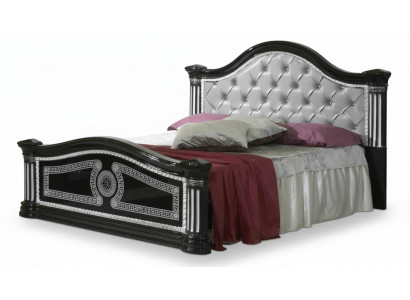 Lits Chesterfield de luxe Lit en bois royal Hôtel Palace Lit double 180x200
